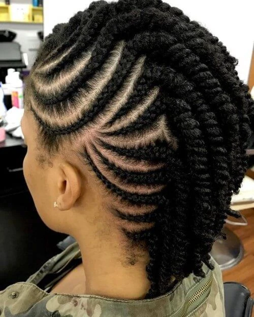 Braids/ Twist/ Cormrows with Braids