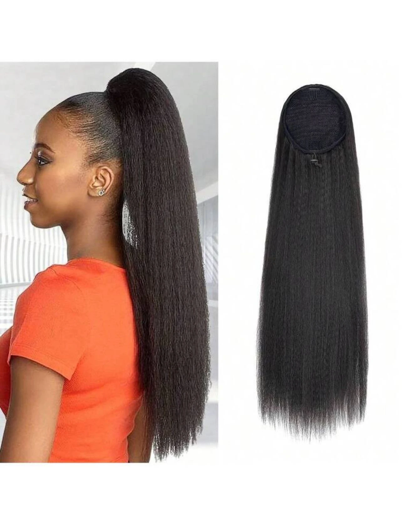 Kinky Straight Ponytail